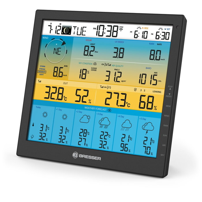 Bresser Wetter Center 7-in-1 solar 6-Tage 4cast Pro SF Bresser Wetter Center 7-in-1 solar 6-Tage 4cast Pro SF
