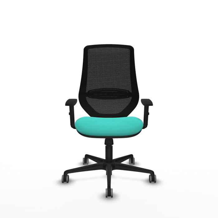 PIQUERAS Y CRESPO Silla de oficina Mardos Turquesa y Negro PIQUERAS Y CRESPO Silla de oficina Mardos Turquesa y Negro