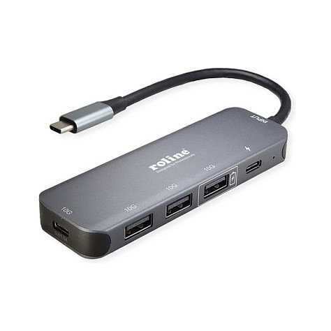 ROLINE Hub USB 3.2 Gen 2 de 4 puertos, 14.02.5048-10, Tipo-C ROLINE Hub USB 3.2 Gen 2 de 4 puertos, 14.02.5048-10, Tipo-C
