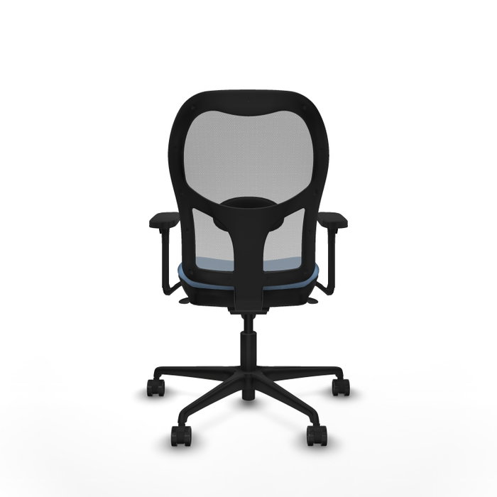 PIQUERAS Y CRESPO Silla de oficina Jorquera con mecanismo Sincro, Azul cielo y Gris PIQUERAS Y CRESPO Silla de oficina Jorquera con mecanismo Sincro, Azul cielo y Gris
