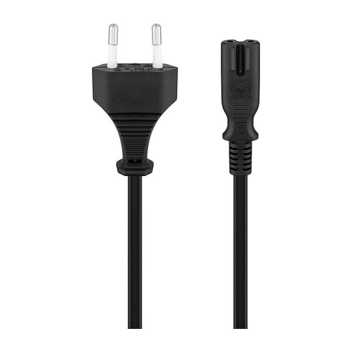 Goobay 50084 Cable de Alimentación 1,5 m CEE7/16 a C7 Acoplador Negro Goobay 50084 Cable de Alimentación 1,5 m CEE7/16 a C7 Acoplador Negro