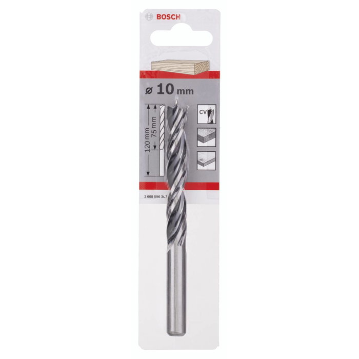 Bosch Broca Helicoidal para Madera 10x80x120 mm