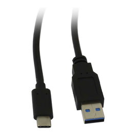 Synergy21 Kabel USB Tipo C a Tipo A, USB 3.1 Gen 2, 10Gbps/3A, Negro, 1.0 m