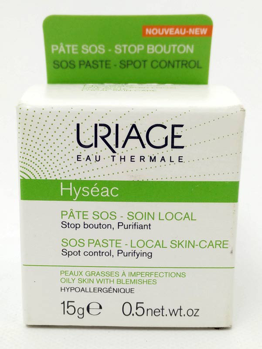 Uriage Hyseac SOS Paste Tratamiento Localizado Anti-imperfecciones 15g Uriage Hyseac SOS Paste Tratamiento Localizado Anti-imperfecciones 15g