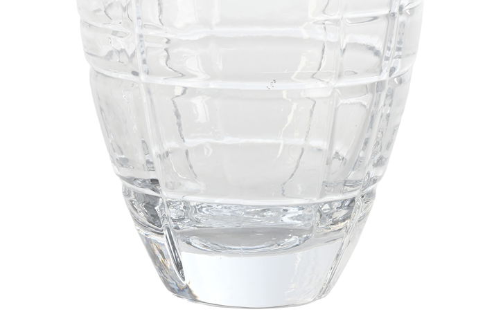 DKD Home Decor Jarrón Moderno Transparente Cristal 11.5 x 28 x 11.5 cm