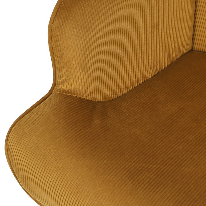 Home Deco Factory Butaca-sillón Giulia Mostaza