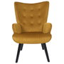 Home Deco Factory Butaca-sillón Giulia Mostaza