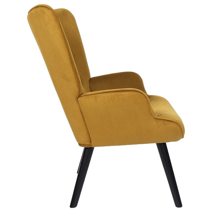 Home Deco Factory Butaca-sillón Giulia Mostaza