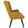 Home Deco Factory Butaca-sillón Giulia Mostaza