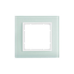 BERKER 1011 69 09 Glasrahmen 1-fach polarweiß B.7 GLAS BERKER 1011 69 09 Glasrahmen 1-fach polarweiß B.7 GLAS