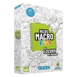 SD Games - Juego de Mesa MicroMacro Kids (Multicolor) | Juego Cooperativo de Investigación para Niños +6 | Incluye Mapa Gigante y Libro con 22 Casos