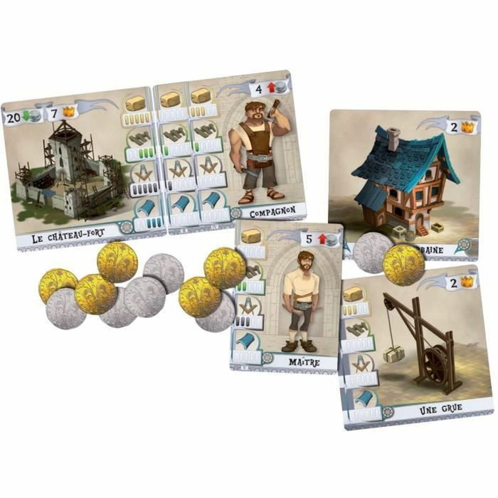 Asmodee Los Constructores: Edad Media Asmodee Los Constructores: Edad Media