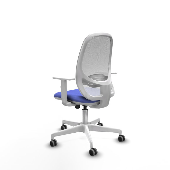 PIQUERAS Y CRESPO Silla de oficina Cilanco Azul claro y Blanco