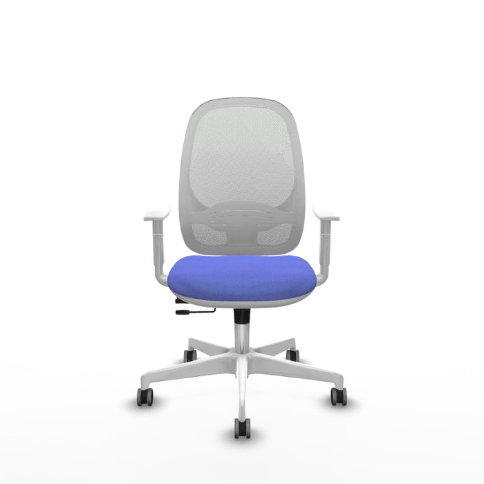 PIQUERAS Y CRESPO Silla de oficina Cilanco Azul claro y Blanco