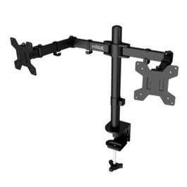 Nilox Soporte de Mesa Giratorio de 2 Brazos para Monitor hasta 32 pulgadas Negro