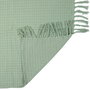 Home Deco Factory Manta Gofrada Verde Agua 130x160 cm 100% Algodón