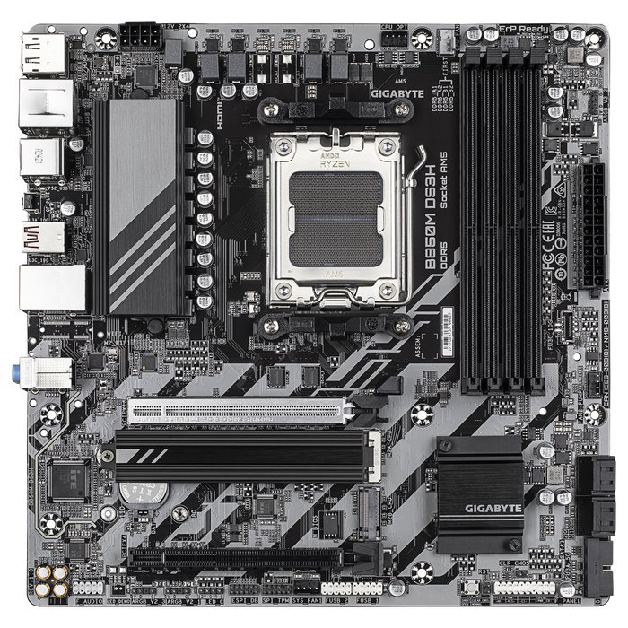 GIGABYTE B850M DS3H Placa Base Micro ATX AMD AM5 DDR5