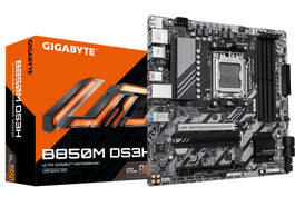 Gigabyte Placa Base B850M DS3H, 9MB85MS3H-00-G10, Chipset AMD B850, Socket AM5, DDR5 hasta 8200MHz, PCIe 5.0 M.2, LAN 2.5, USB 3.2 Gen 2