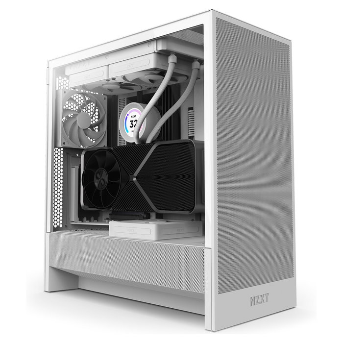 NZXT H5 Flow (2024) Blanco CC-H52FW-01 NZXT H5 Flow (2024) Blanco CC-H52FW-01