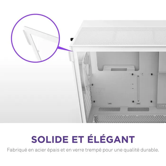 NZXT H5 Flow (2024) Blanco CC-H52FW-01 NZXT H5 Flow (2024) Blanco CC-H52FW-01