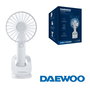 Daewoo Ventilador de Sobremesa con Clip, Orientable, 5W - Soporte para Mesa