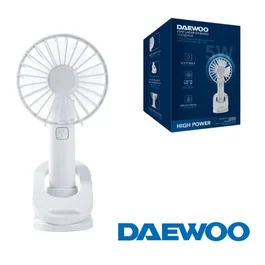 DAEWOO DW9015 Ventilador de Mano 3 en 1 con Soporte y Pinza