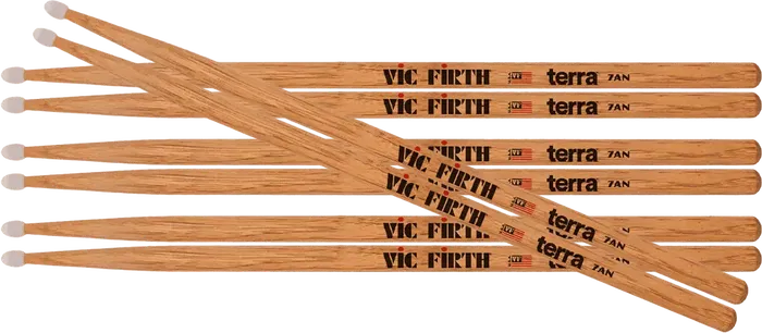 Vic Firth Baquetas Vf American Classic 7An Nylon (Pack 4) Terra