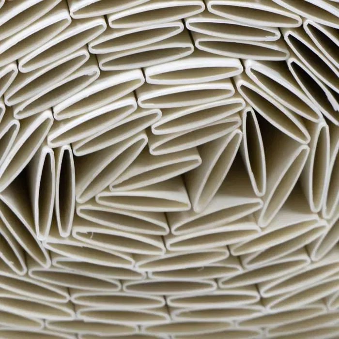 Nature NAT8711338532454 Biombo de caña de PVC de doble cara, 1 x 3 m, 1600 g/m², Opaco 4/5, Anti-UV, Blanco