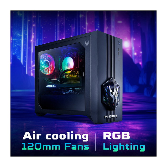 Acer Predator Orion 3000 PO3-665 Intel Core Ultra 7 265F, 32GB RAM, 1TB SSD, NVIDIA GeForce RTX 5070 12GB, Windows 11 Home, Torre Gaming