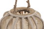DKD Home Decor Portavelas de Fibra de Banana Natural