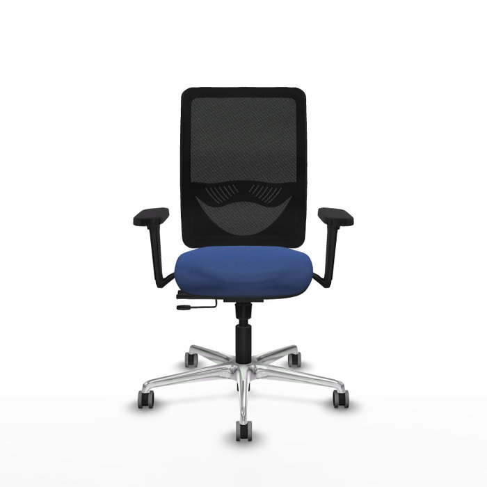 PIQUERAS Y CRESPO Silla de oficina Zulema Azul marino y Negro