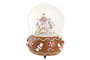 DKD Home Decor Bola Musical Navidad Fantasia Multicolor Resina Cristal 10 x 10 x 14 cm (4 Unidades)