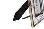 DKD Home Decor Marco de Fotos 10x15 Mármol Blanco y Dorado