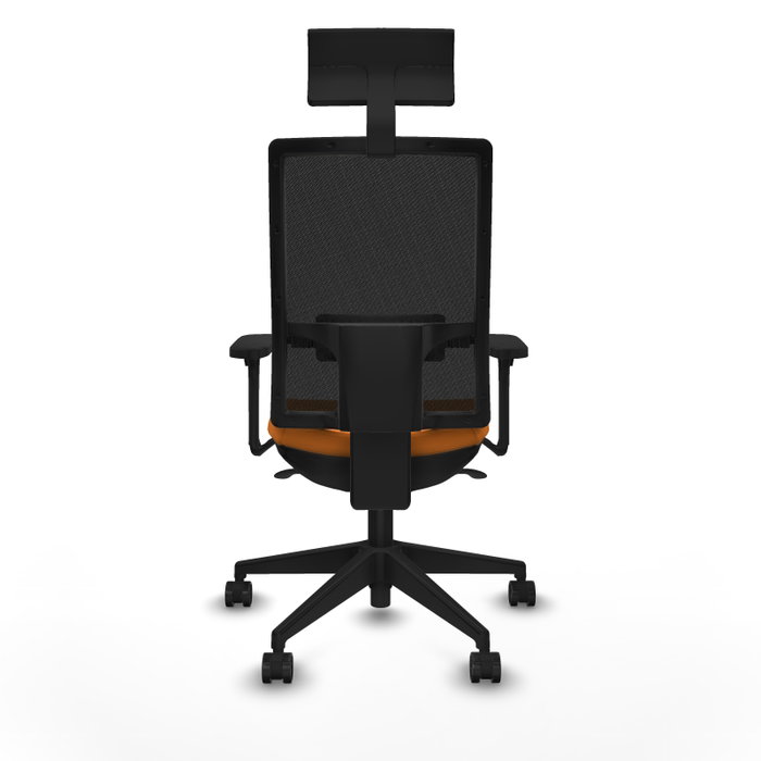 PIQUERAS Y CRESPO Silla de oficina Horna Naranja y Negro PIQUERAS Y CRESPO Silla de oficina Horna Naranja y Negro