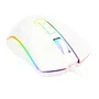 Redragon M711W Cobra Ratón Gaming RGB Blanco, Sensor PAW3327 12400 DPI, 7 Botones Programables, Cable 1.8m USB Tipo C, Ergonómico para PC
