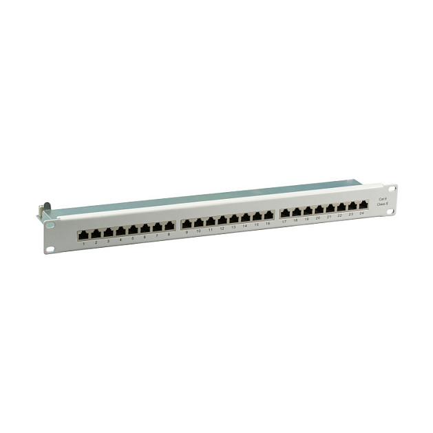 EFB Elektronik Patchpanel STP 24xRJ45 Cat.6 19 1HE Gris EFB Elektronik Patchpanel STP 24xRJ45 Cat.6 19 1HE Gris