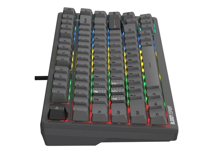 A4-Tech Bloody MS76 BLMS Teclado Gaming Magnético Gris 75%