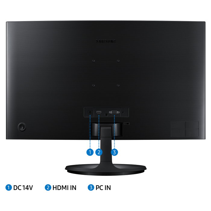 Samsung S24C364EAU Monitor Curvo 24" 1920x1080 Full HD 75Hz 4ms VA FreeSync HDMI VGA Negro