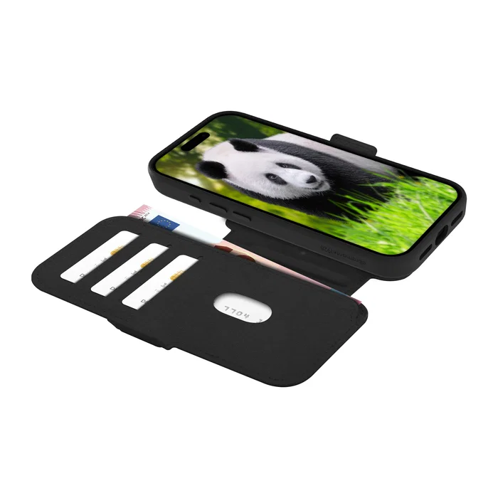 Dbramante1928 Lynge MS Funda para iPhone 17 Pro Folio Negro
