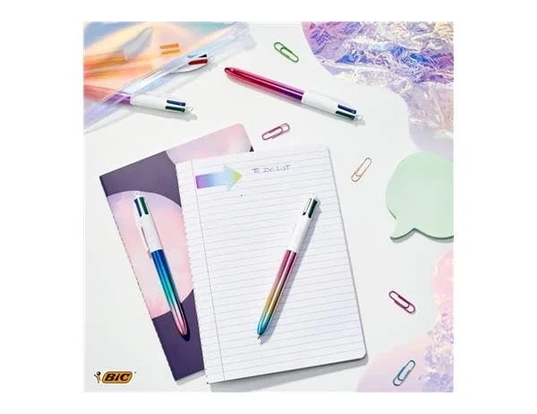 BIC Bolígrafo 4 Colores Gradient Caja de 12 Unidades