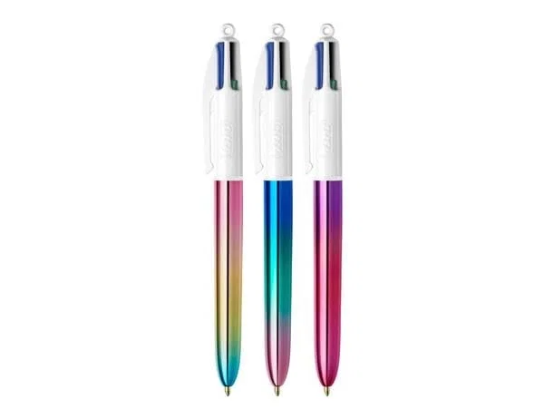 BIC Bolígrafo 4 Colores Gradient Caja de 12 Unidades