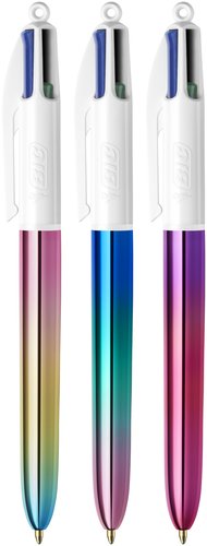 Bic Bolígrafo 4 Colores Gradient Multicolor Caja de 12 Unidades