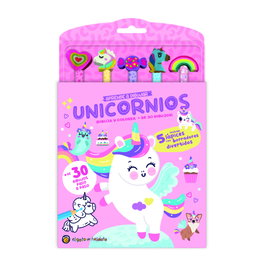 GATO DE HOJALATA, Unicornios - Lapices y Gomitas