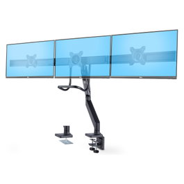 Startech Soporte de Sobremesa para Tres Monitores 27", VESA 75x75 / 100x100