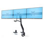 Startech Soporte de Sobremesa para Tres Monitores 27", VESA 75x75 / 100x100