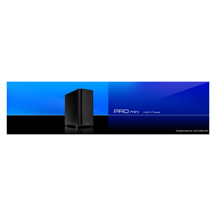 Chieftec AZ-01B-OP Mini Tower Negro