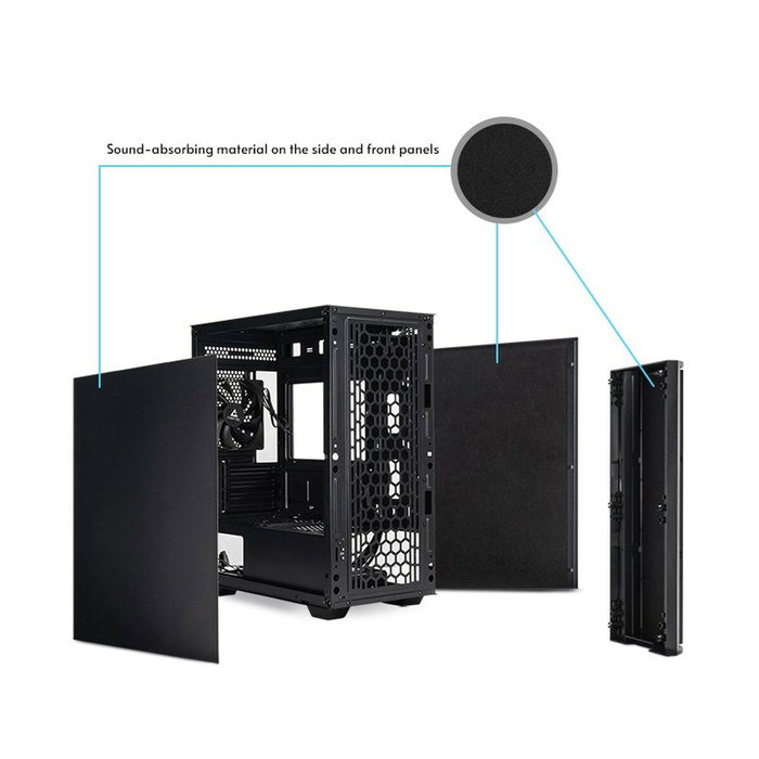 Chieftec AZ-01B-OP Mini Tower Negra