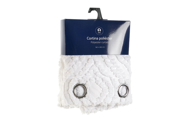 DKD Home Decor Coord cama 1c24 Cortina Boho Blanco 260 x 140 cm (2 Unidades) DKD Home Decor Coord cama 1c24 Cortina Boho Blanco 260 x 140 cm (2 Unidades)