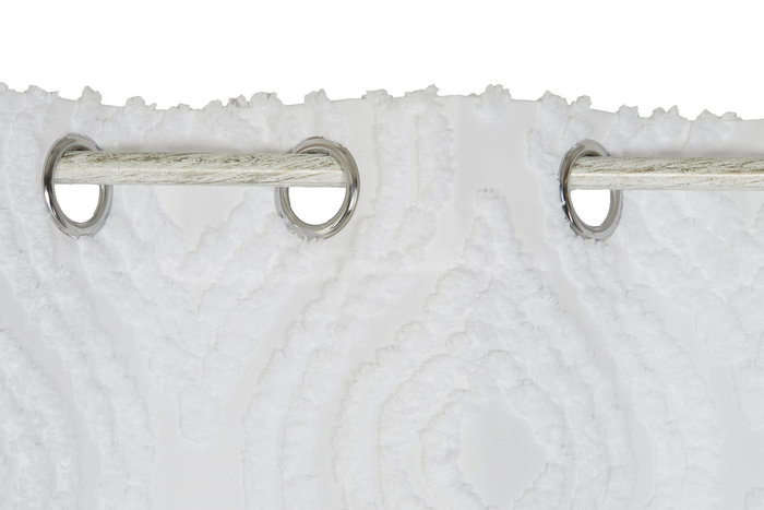 DKD Home Decor Coord cama 1c24 Cortina Boho Blanco 260 x 140 cm (2 Unidades) DKD Home Decor Coord cama 1c24 Cortina Boho Blanco 260 x 140 cm (2 Unidades)