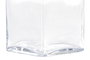 DKD Home Decor Jarrón de Cristal Transparente 10,5x10,5x30 cm